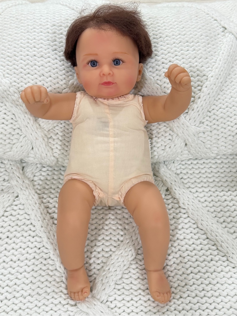 Ping Lau ADG Weighed Reborn Baby Doll Blue Eyes 17 In